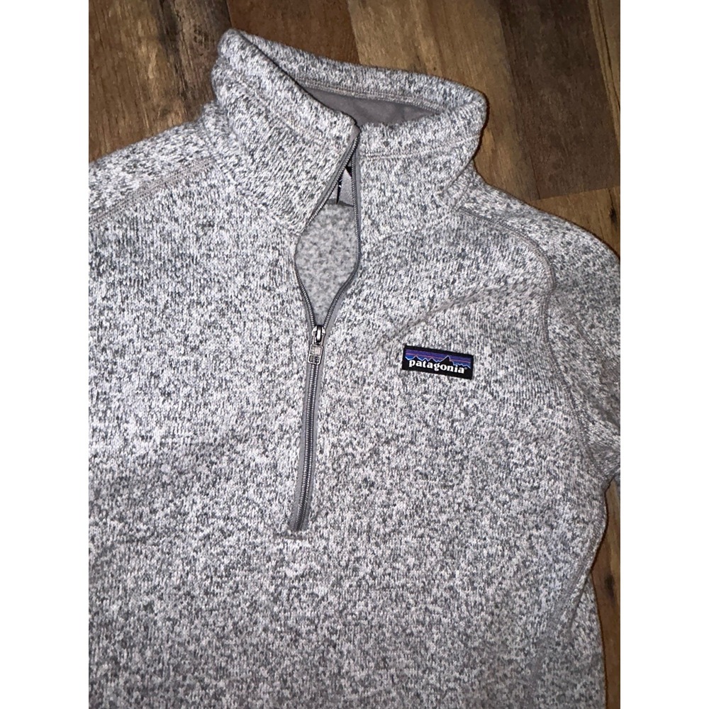 Patagonia Small Better Sweater Half Zip Gray